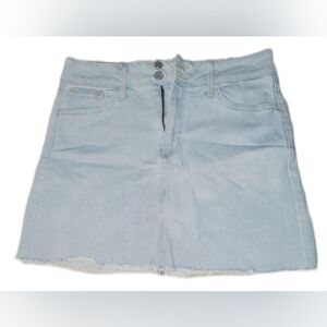 JB JustBlack Light Wash Denim Skirt Size Medium (I Estimate A Size 6ish Or 5)